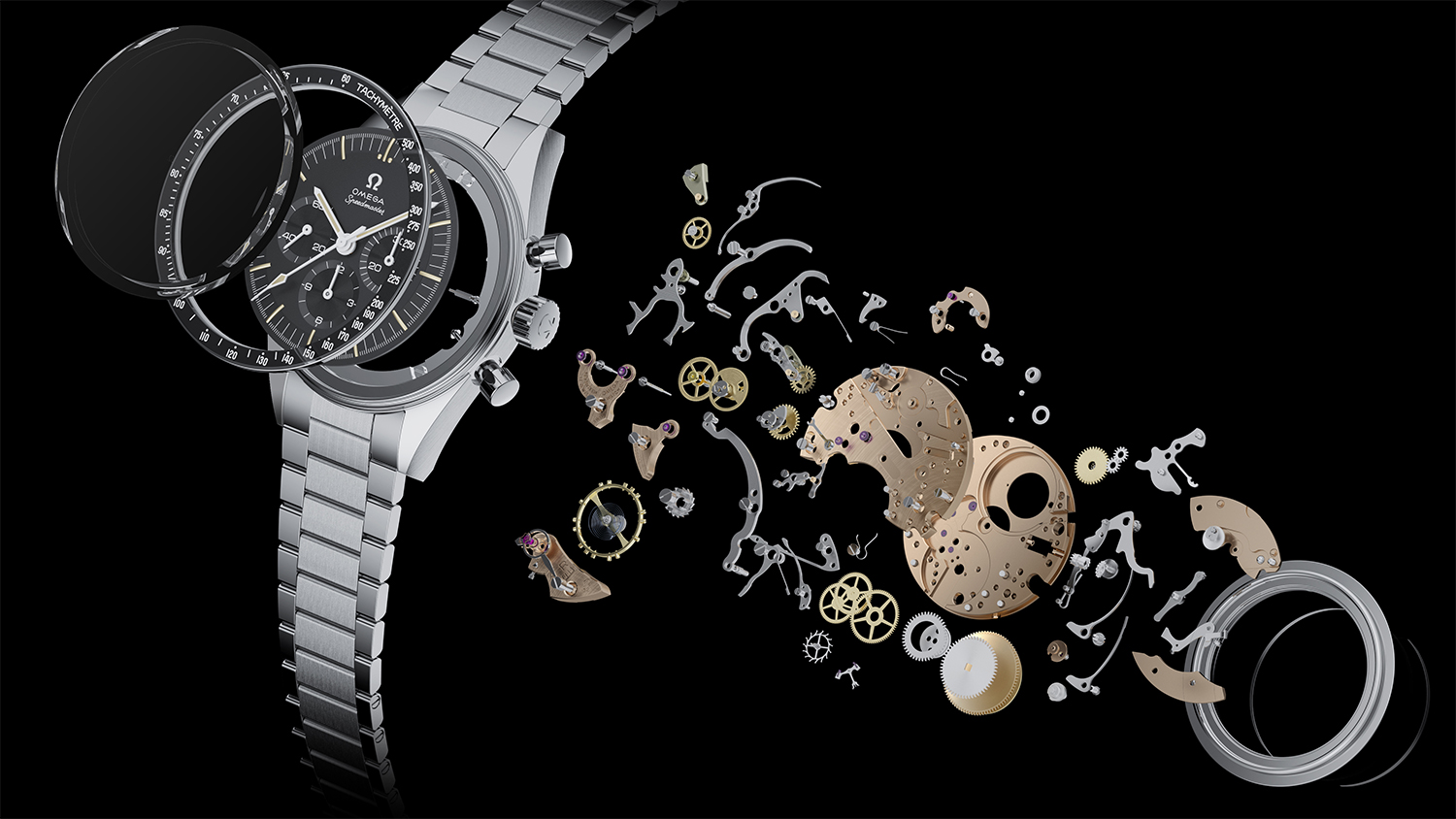 De Omega Speedmaster Moonwatch 321 Stainless Steel