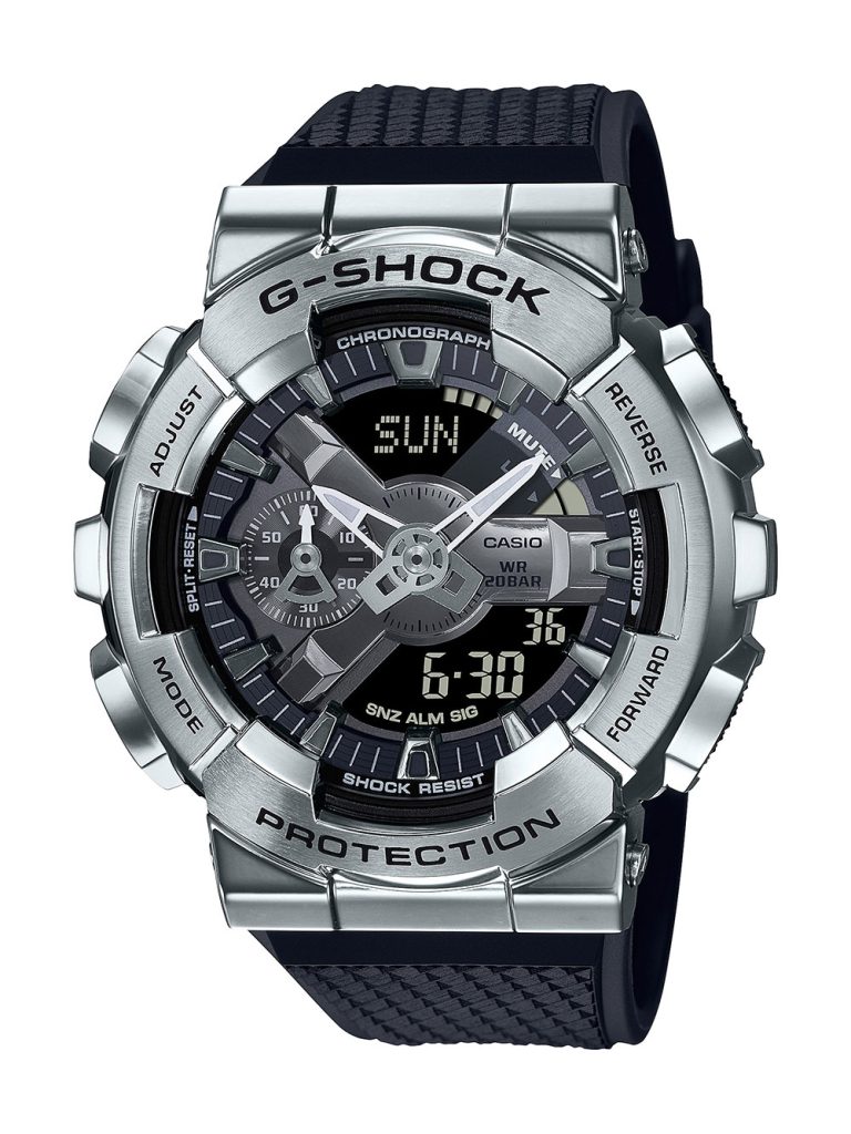 Digitaal-analoge G-SHOCK met bezel van gesmeed metaal van Casio