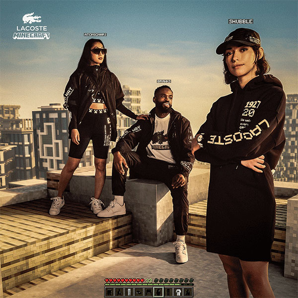Lacoste x Minecraft en een betere wereld