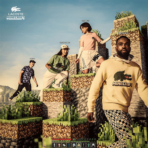 Lacoste x Minecraft en een betere wereld