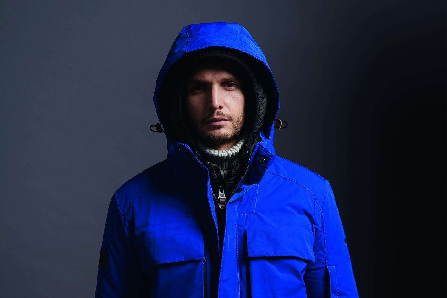 Camel Active multipocket-fieldparka in Royal Blue