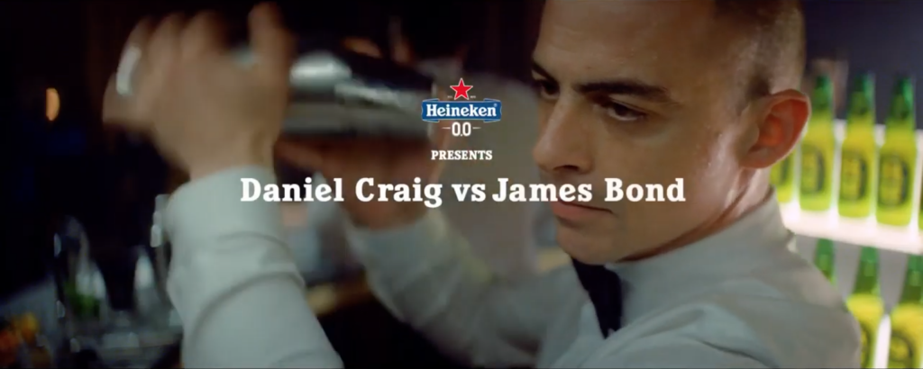 Heineken 0.0 No Time To Die commercial met Daniel Craig... of James Bond?