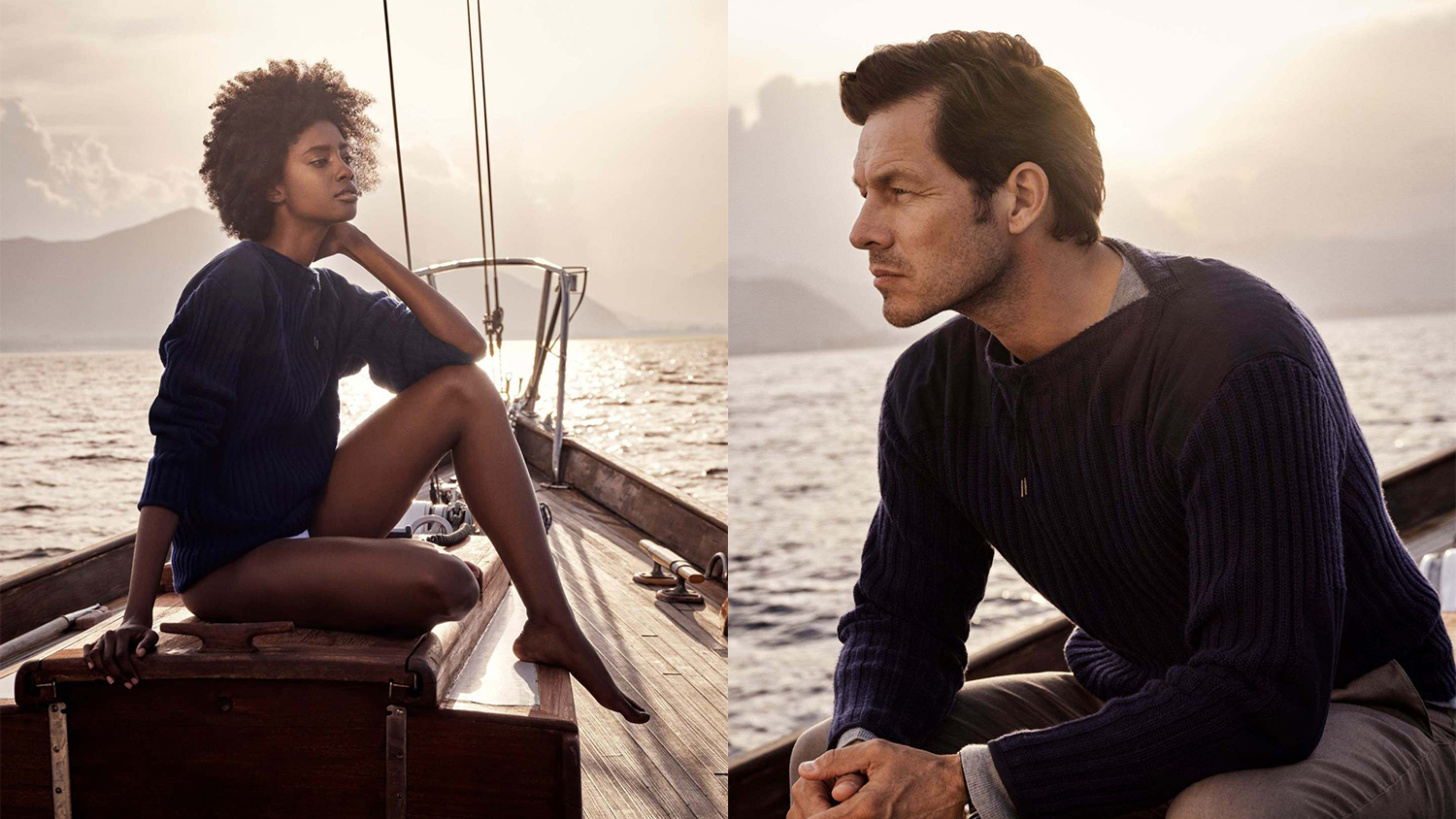 Go Bond met de N.Peal the 007 Navy Ribbed Army Sweater