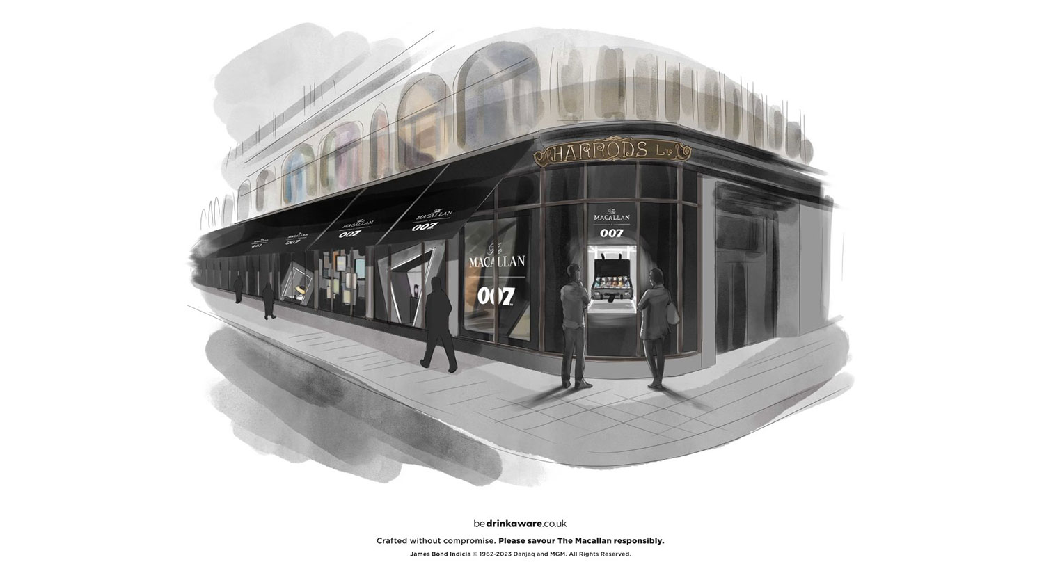 The Macallan lanceert 007 whisky ervaring bij Harrods