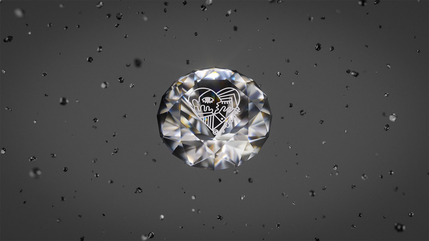 Trophy by Gassan en Pablo Lücker 's werelds kleinste kunstwerk op een diamant ooit
