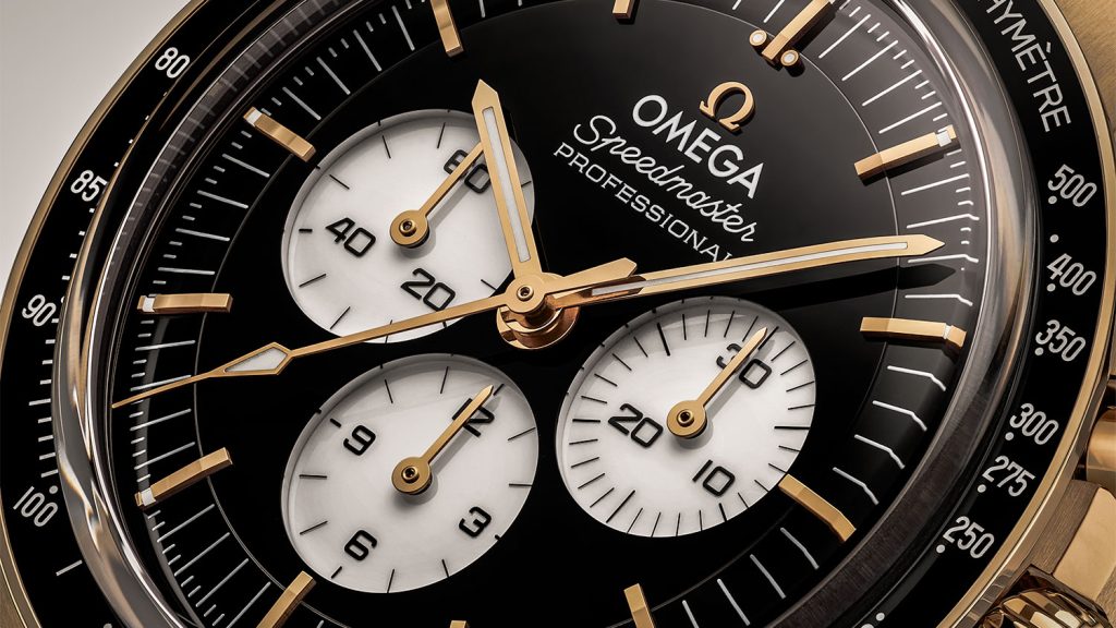 Speedmaster in negatief: Omega draait de klok om