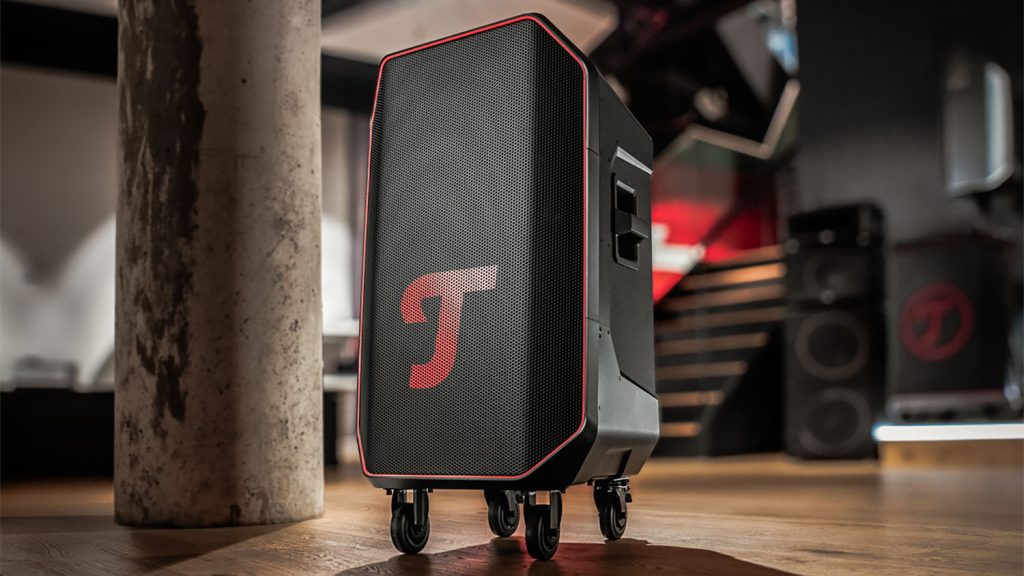 Teufel Rockster 2 bluetooth speaker met DJ-mixer en lichtsturing