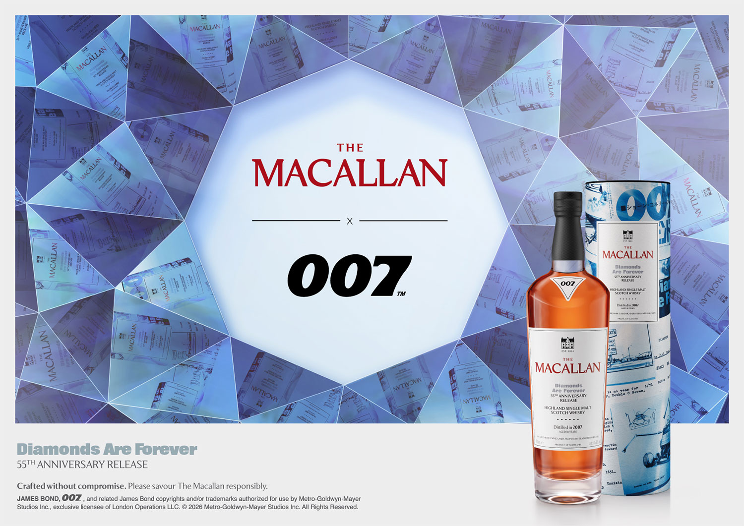 The Macallan & James Bond is een iconische blend van smaak en stijl