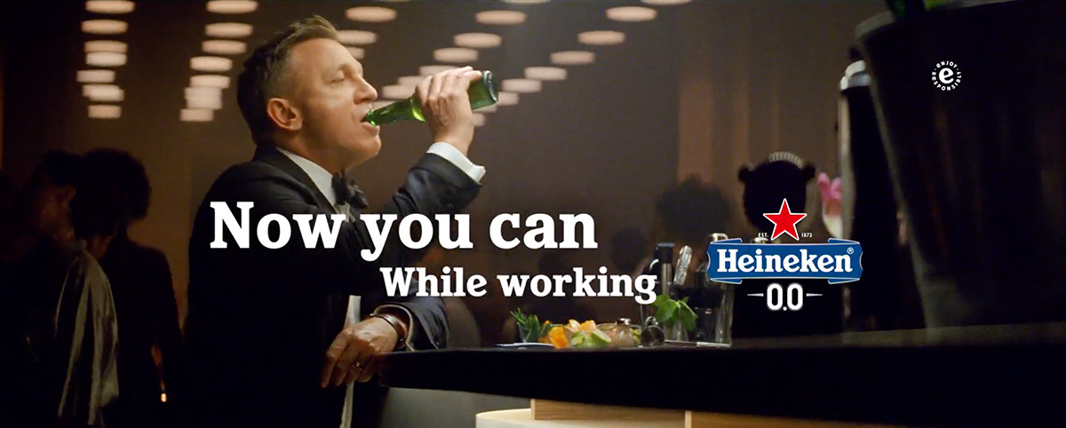 Heineken 0.0 No Time To Die commercial met Daniel Craig... of James Bond?