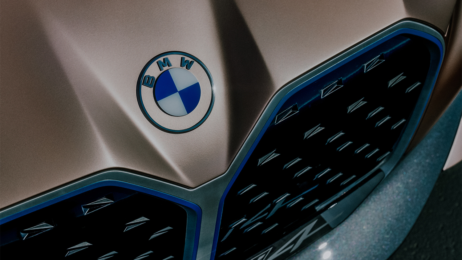De BMW Concept i4, een volledig elektrisch aangedreven Gran Coupé