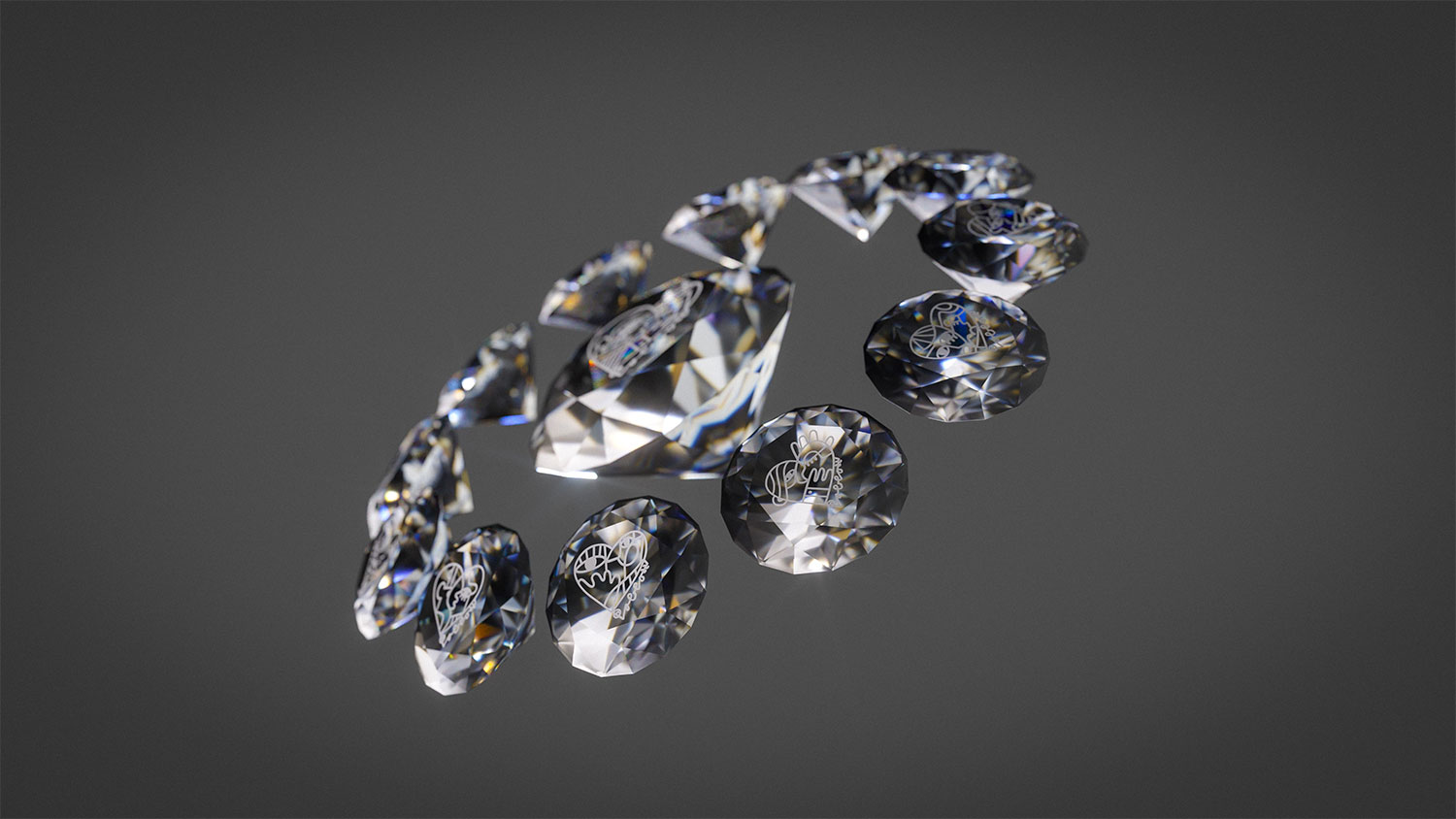 Trophy by Gassan en Pablo Lücker 's werelds kleinste kunstwerk op een diamant ooit