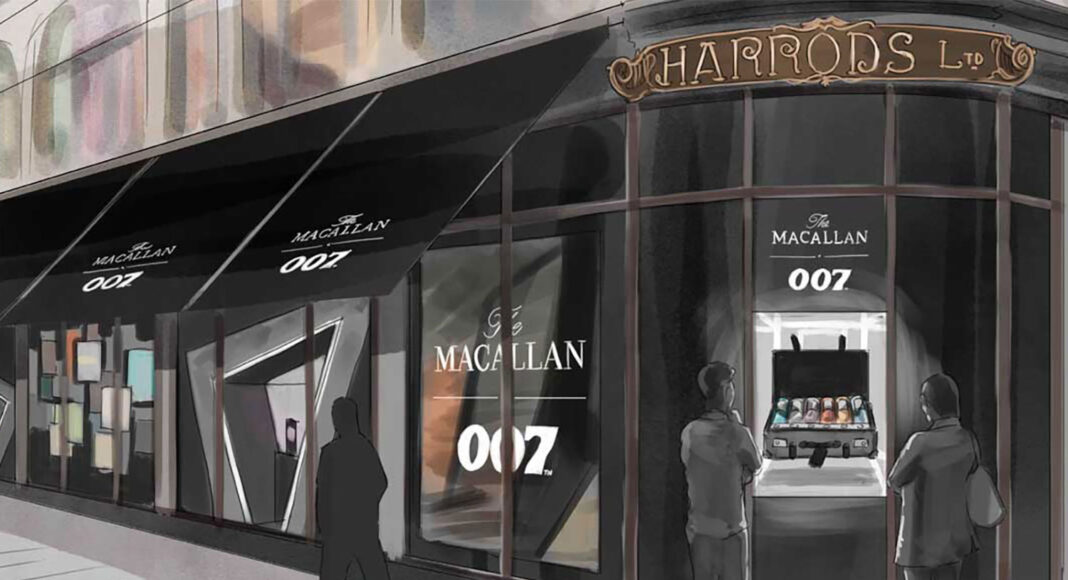 The Macallan lanceert 007 whisky ervaring bij Harrods