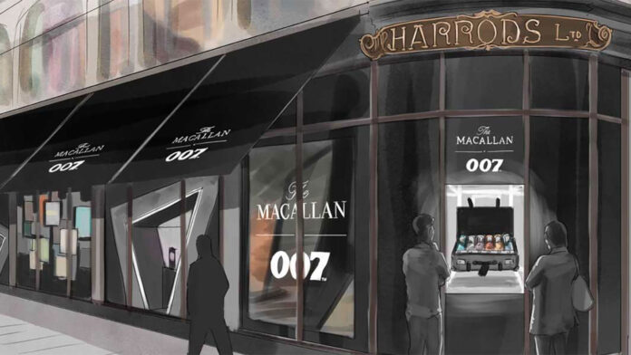 The Macallan lanceert 007 whisky ervaring bij Harrods