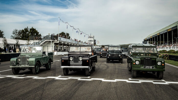 JLR Goodwood Revival Parade eert Koningin Elizabeth II