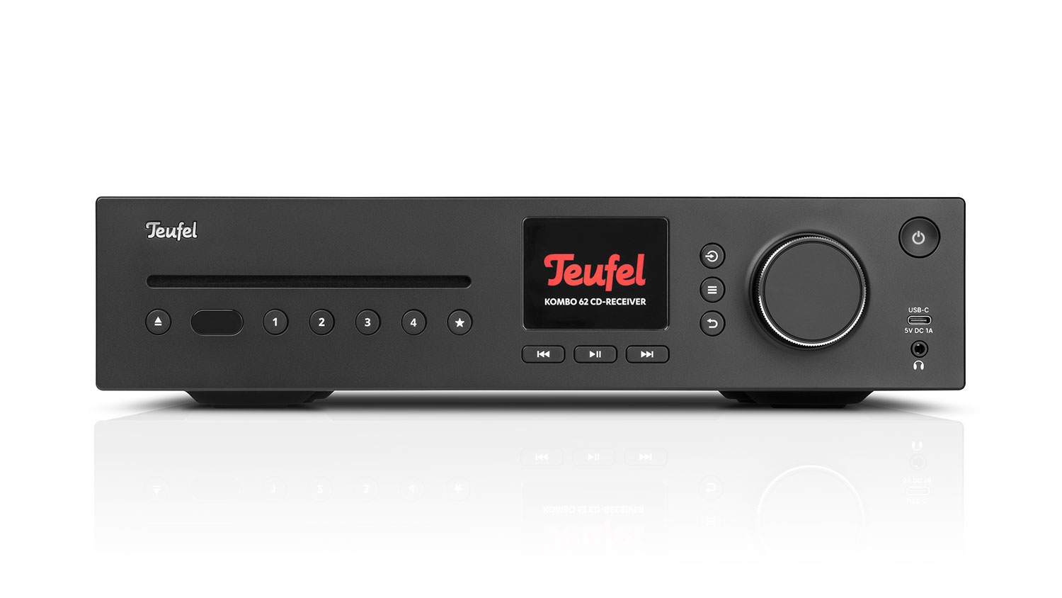 De KOMBO 62 CD-receiver van Teufel is een multifunctionele geluidspartner